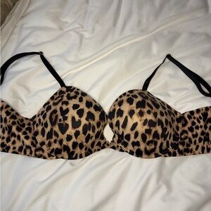 VICTORIAS SECRET Leopard Print Women's Push-Up Bra